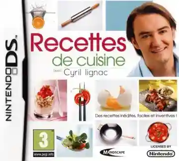 Recettes de Cuisine avec Cyril Lignac (France)-Nintendo DS